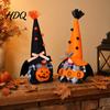 Dining Table Decorations Halloween Plush Gnome Decoration Spooky Orange Black Boo Pumpkin Swedish Tomte Seasonal Accents Figurine Elf Dwarf