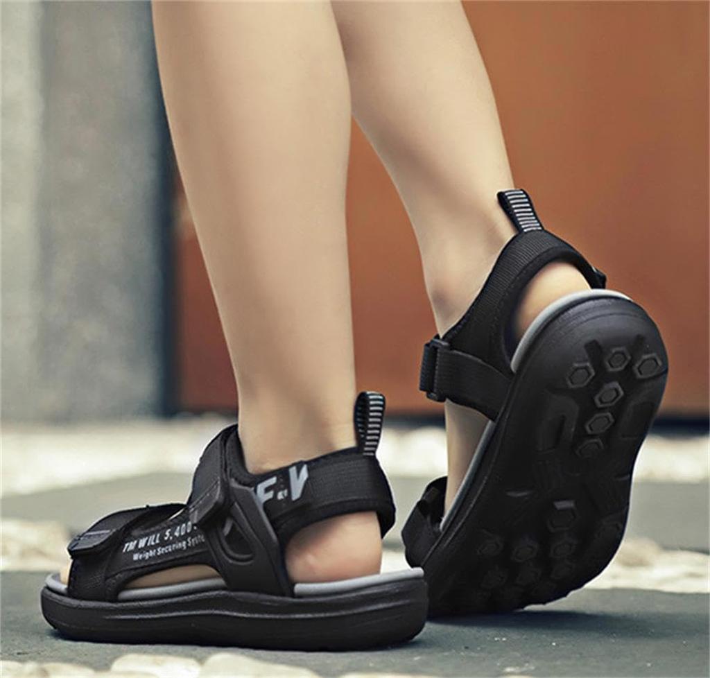 DADAWEN Kids Sandals for Sports Adjustable Open Large For For Boys, Sandals, Straps, Toe, Lightweight, Anti-Slip, Size, Kids, School, Beach, Outings,