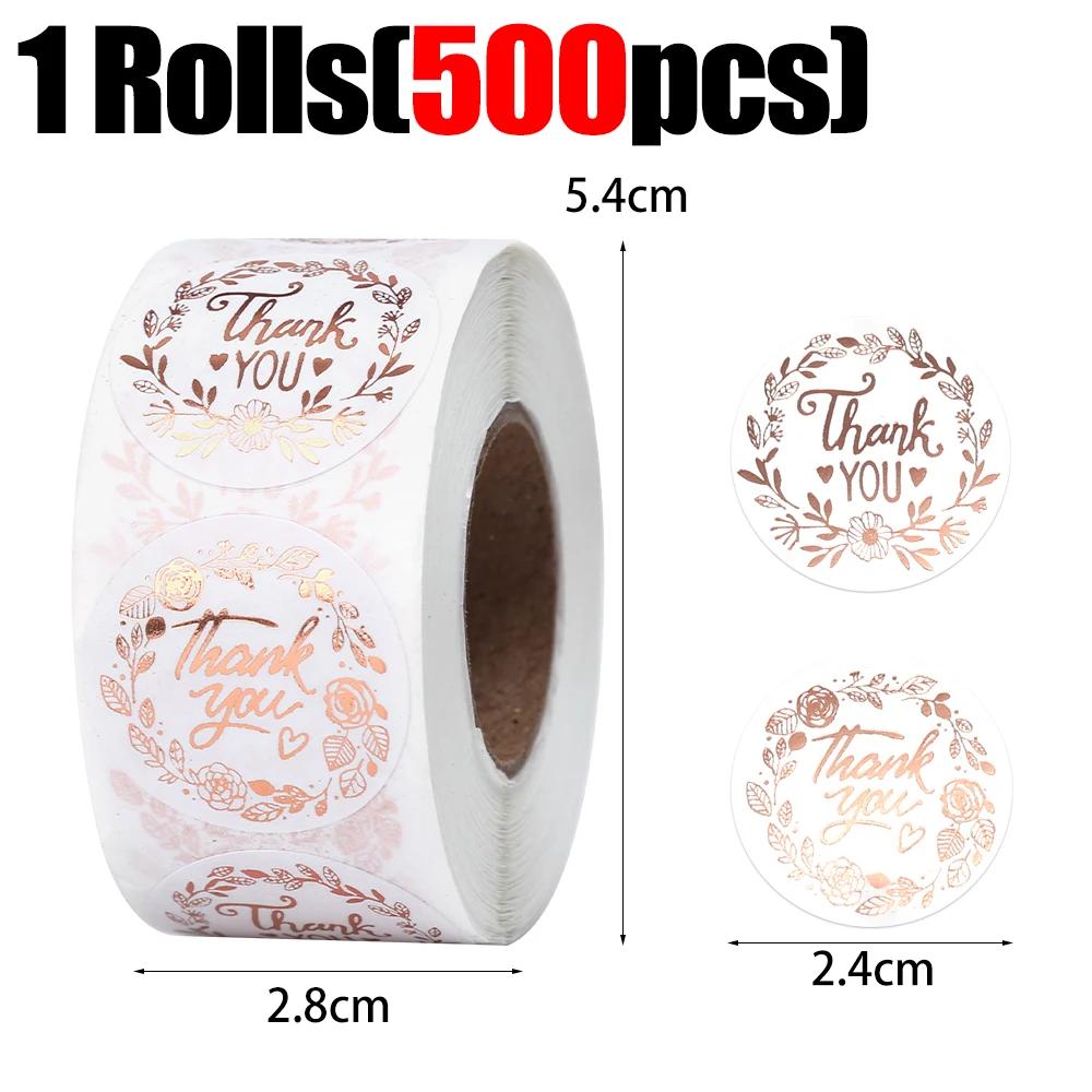 

Thank You Stickers for Envelope Sealing Labels Stationery Supplies Handmade Wedding Gift Decoration Sticker Birthday Party Gift