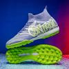 New Men Soccer Shoes Football Boots High-quality Indoor Sports Shoes Outdoor High Ankle Non-Slip Ultralight Futsal Non-Slip
