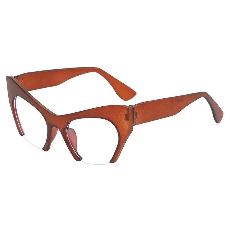 

Beautiful Cat Eye Glasses Women Men Transparent Eyewear Brand Style Designer Cool Clear Lens Eyeglasses Stylish Optical Frame Oculos Glasses