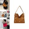 Large Capacity Stylish Canvas Tote Bag For Students In Trendy Black Red And White Colors
