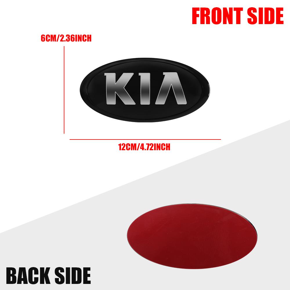 1pcs 3D Car Emblem Center Badge Sticker Decal Styling Accessories For KIA Rio Ceed Sportage Cerato Soul Sorento K2 K5 Picanto