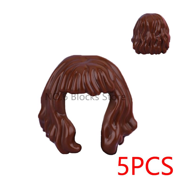 MOC City Small Particles Building Blocks Boys Girls Figures Accessories Curly Hair Beard Set Mini Bricks Toys Gifts For Kids G01