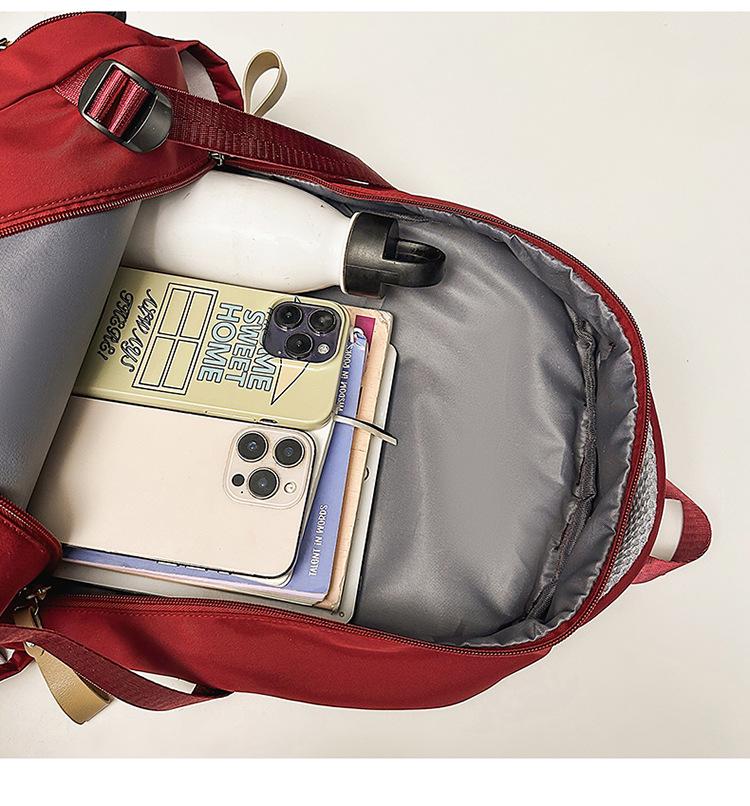 Unisex Large-Capacity Backpack for Students: Simple and Versatile for School, College, and Travel