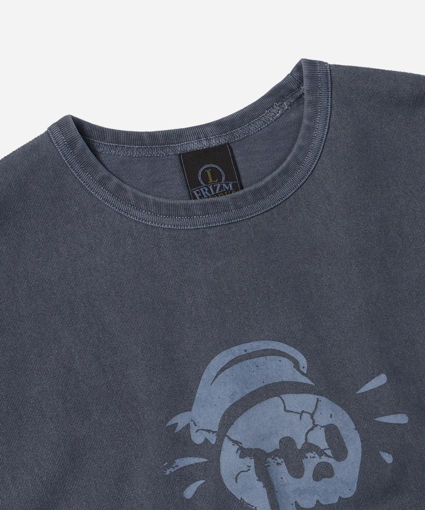 FRIZMWORKS Black Flag Pigment Dyeing Tee _ Navy