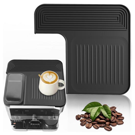Coffee Machine Silicone Mat Non-Slip Protector Heat Resistant Reduces Noise & Scratches Coffee Appliance Protective Cover for Home Baristas