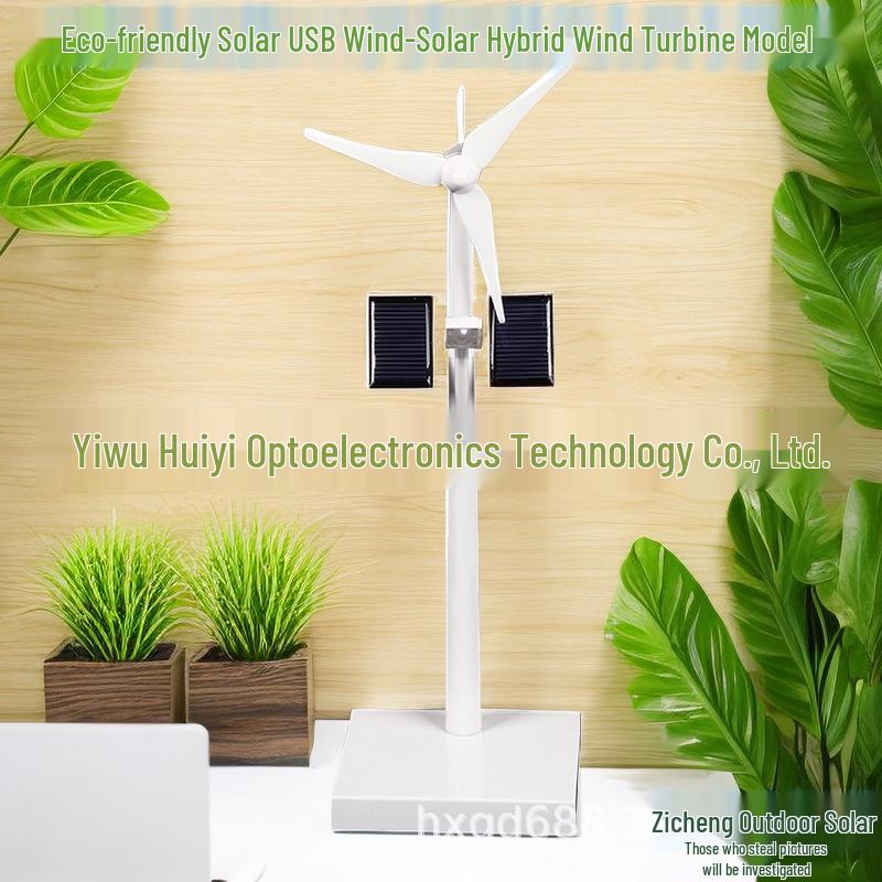 Ornamento de Carro Sedan Moinho de Vento Solar - Decoração Criativa para Exterior e Interior & Modelo para Experiência Científica