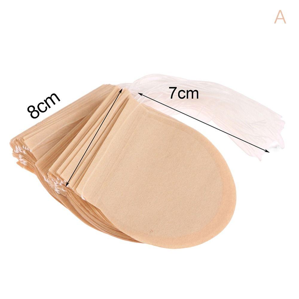 100Pcs Portable Disposable Tea Bags Filter Bags with String Heal Seal Strainer Empty Filter Paper Teabags Eco-Friendly