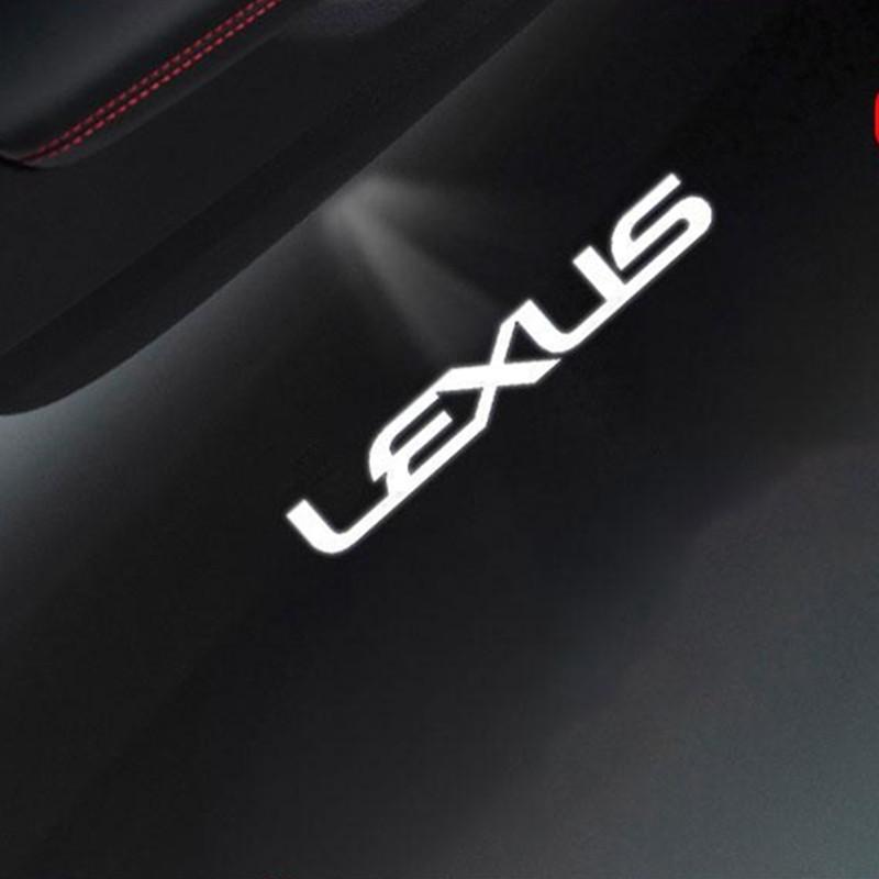 LED Car Door logo Projector Lamps Welcome Light For Lexus RX ES GX LS LX IS GS RC UX Series GX470 ES250 IS250