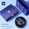 Heilan Home Men's Automatic Buckle Genuine Leather Business Belt