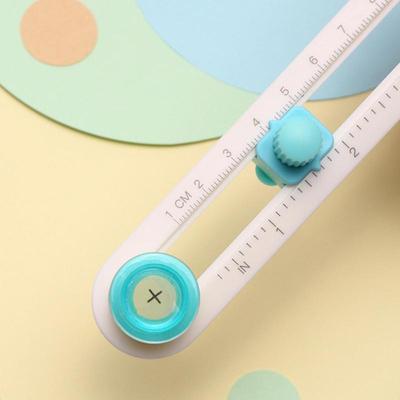Outil Coupe-Cercle Couteau de Coupe Rond Compas DIY Coupeur de Cercles 360 Réglable Découpeurs Scrapbooking Papier Circulaire Scrapbooking