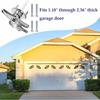 Rustproof Zincs Alloys Garage Lock T Handle Design 2 Key Included For Effortlessly Installation And Security