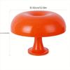 Neue stilvolle, moderne, klassische dänische Bauhaus Designer dekorative Pilz orange Tischlampe - Perfekt für Schlafzimmer oder Nachttisch Ta