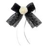 Broche élégante Camélias Nœud en Dentelle pour Femmes Accessoires de Mode Soirée Mariage
