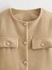 Women's European & American Fashion Casual Single-Breasted Jacket Coat, Autumn/Winter 2025, Style B88646