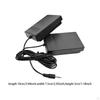 Electronic Drum Pedal Black 3.5mm Plug Compact Footswitch Accessory for Synthesizers