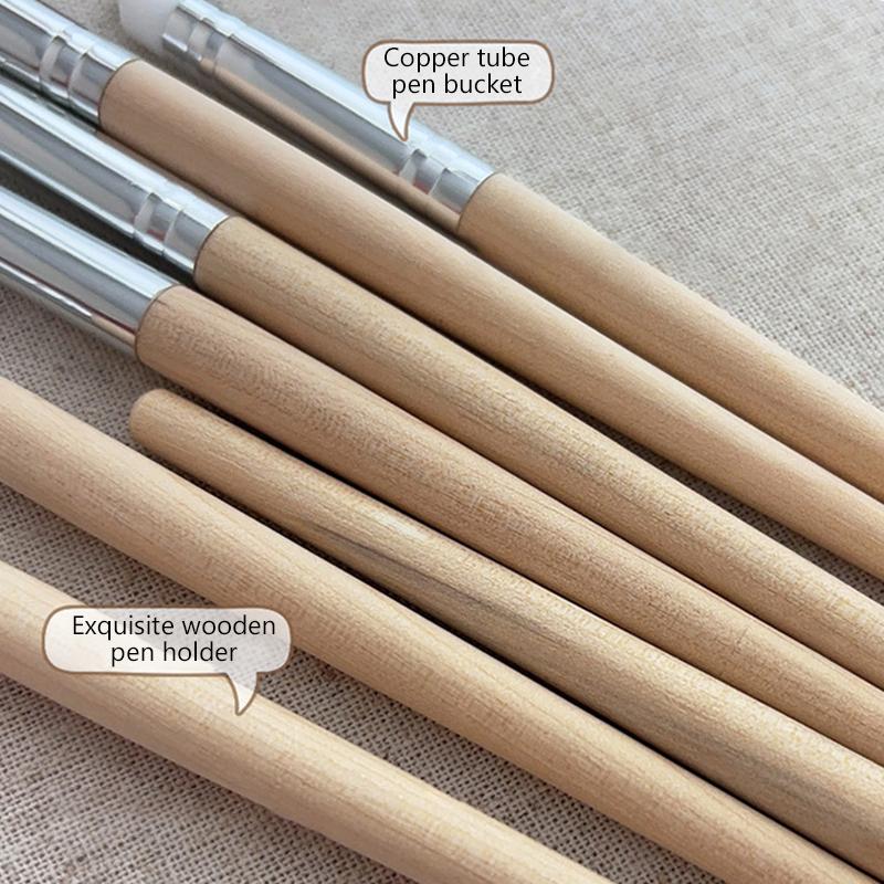 Silicone Wooden Pole Nail Art Pen Brush Uv Gel Polish Tip 3D Image Diy Dotting Polish Brushes Sculpture Pen Diy Manicure Tool