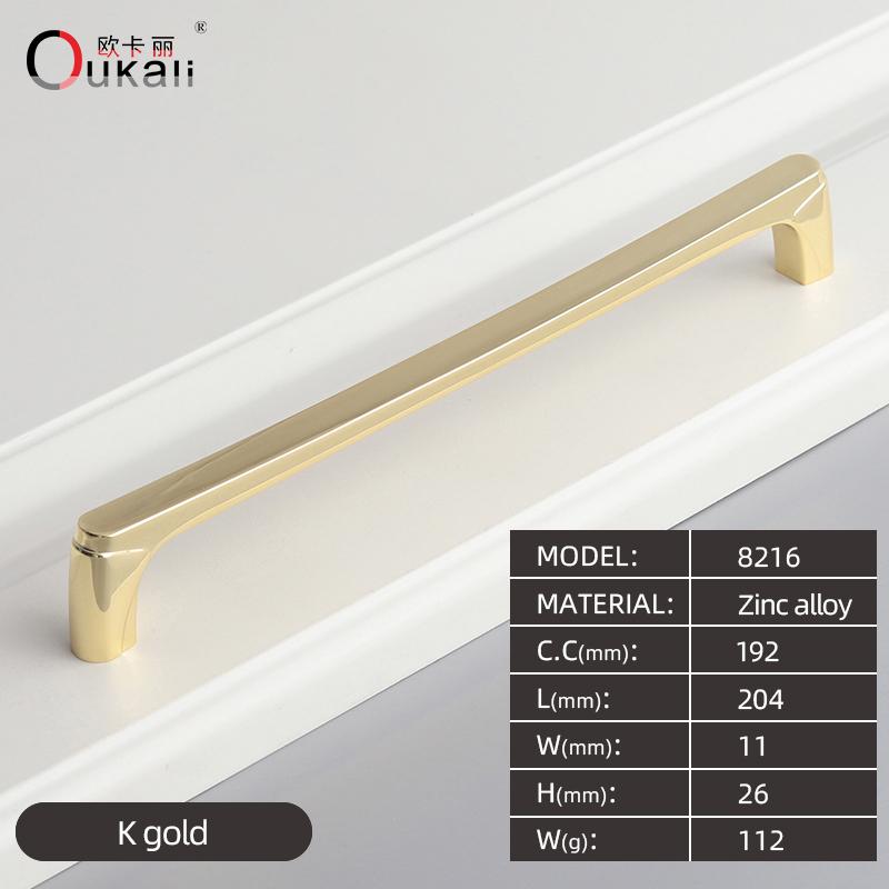 Oukali 96mm Zinc Alloy Push Pull Handles New Release Cabinet Drawer Kitchen Hardware Wardrobe Bedroom Bathroom Living Room