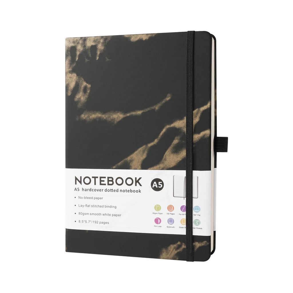 Creative A5 Business Notebook with Elastic Band - Thick & Simple Student Diary