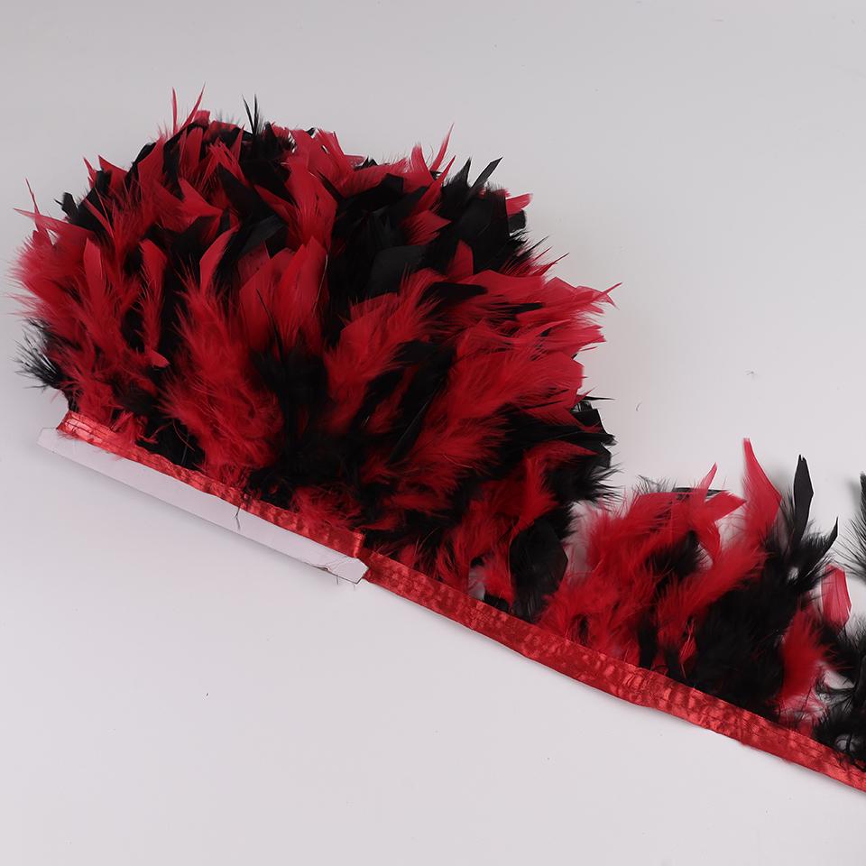 Marabou Feathers Trim 10yards 10-15cm Fringe Ribbon for Wedding Party Clothing Dress Decoration Accessories Sewing Plumes