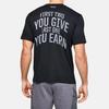 Under Armour Loose-Fit Crew Neck T-Shirt Men Tops Black 1351583-001