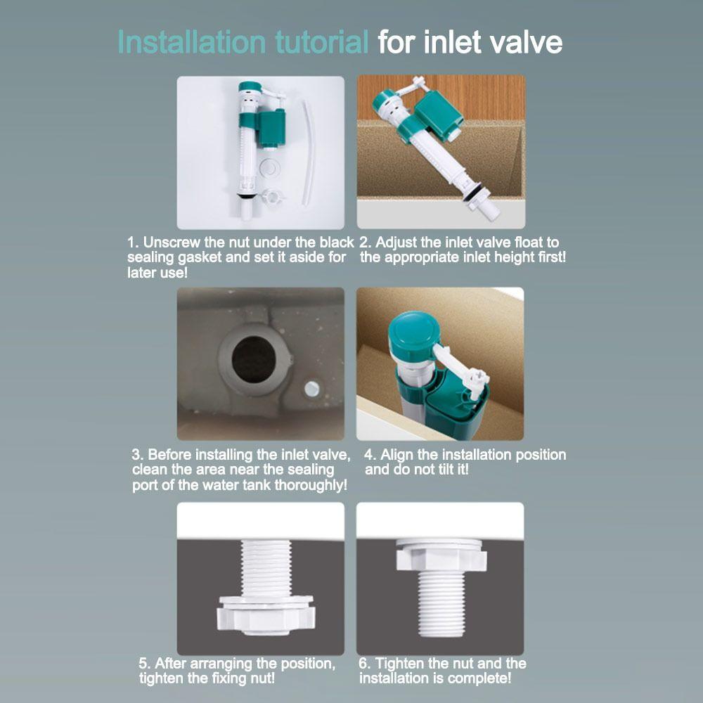 Silent Entry Inlet Flush Valve Replacement Toilet Float Valve  Toilet Accessories