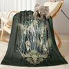 Magical Forest Guardian Blanket Durable Comfort Suitable for Couch Bedding Office Chair All-Season Use Warmthful Decor