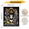 Disney Evil Queen Oil Painting Kit Home Bedroom Wall Decor Handmade Gift Art Crafts Magic Mirror Design Potion Bottle Decor Canvas Set