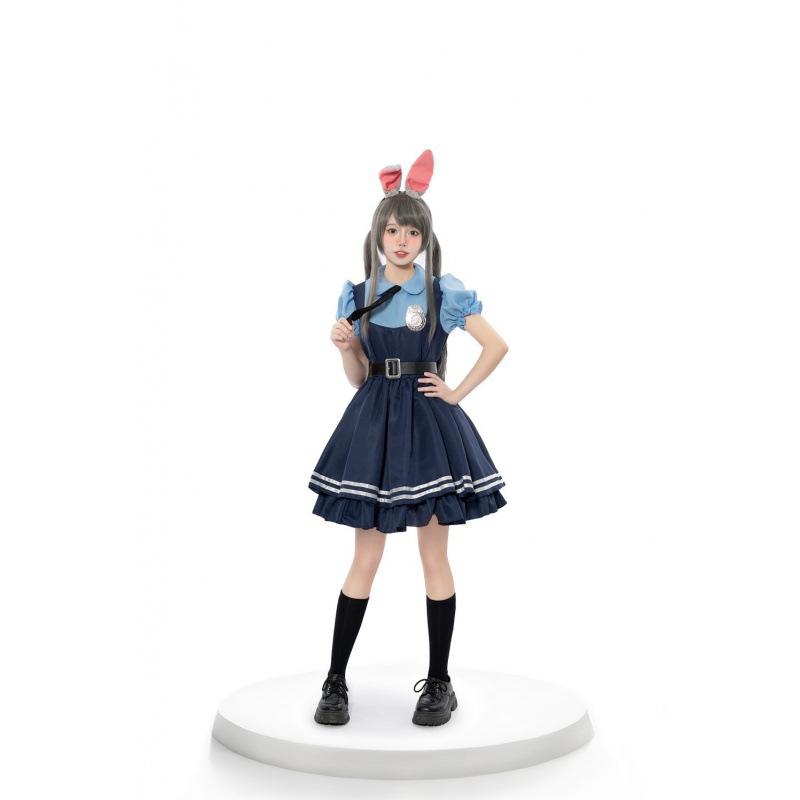 

Judy Zootopia Fashionable Hopps Cosplay Costume For Young Adults Parties Halloween Womens,L