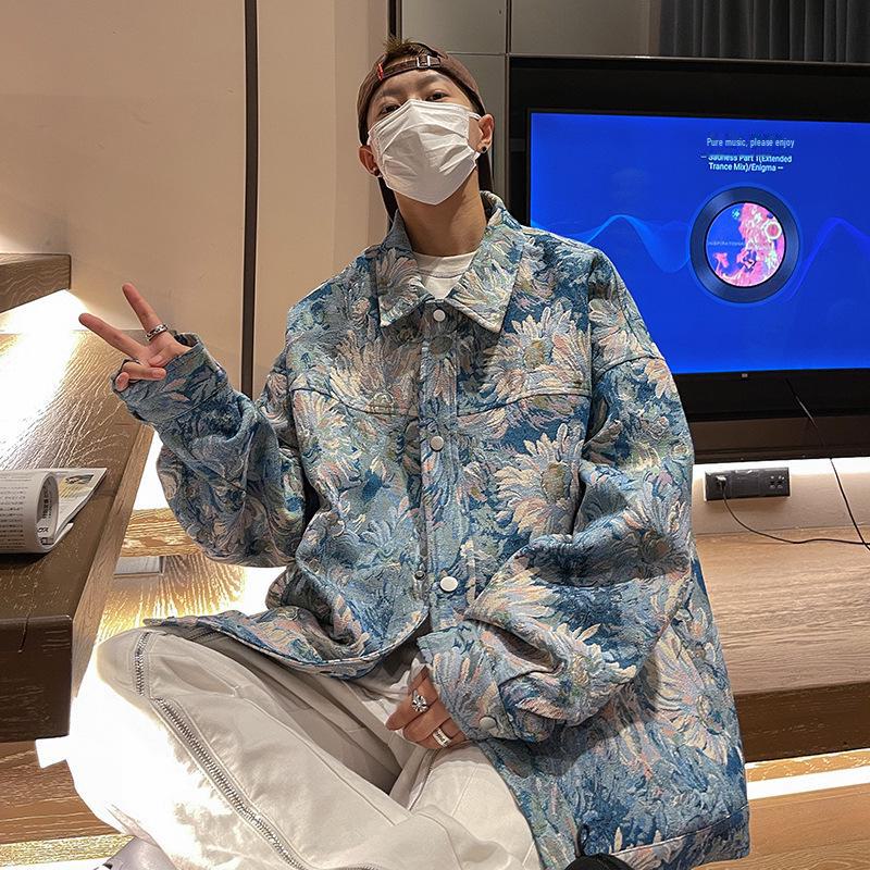 2023 Trendige Unisex Japanische Retro Distressed Denimjacken - Streetstyle, Locker, Lässig, Vielseitig