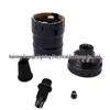 Pearl Black Vintage E26/E27 Aluminum Edison Pendant Lampholder for DIY Light Fixtures