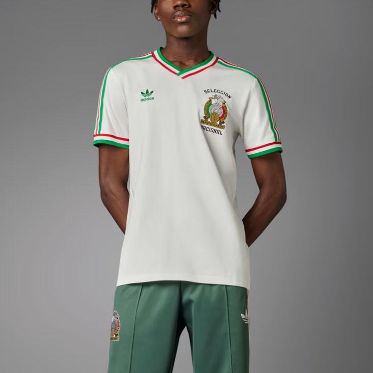 Adidas Mexico 1985 Away Jersey Cloud White Men Streetwear IT7759