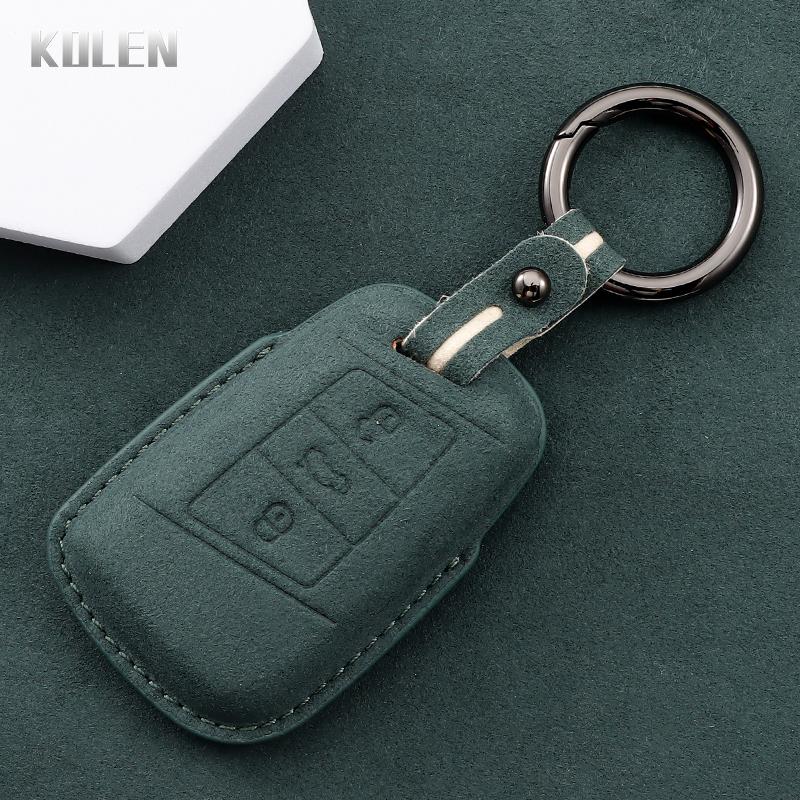 Leder Autoschlüsselanhänger Hülle Schale Fob Für Vw Volkseagen Passat B8 Magotan Für Skoda Superb A7 Kodiaq Seat Schlüssel Zubehör