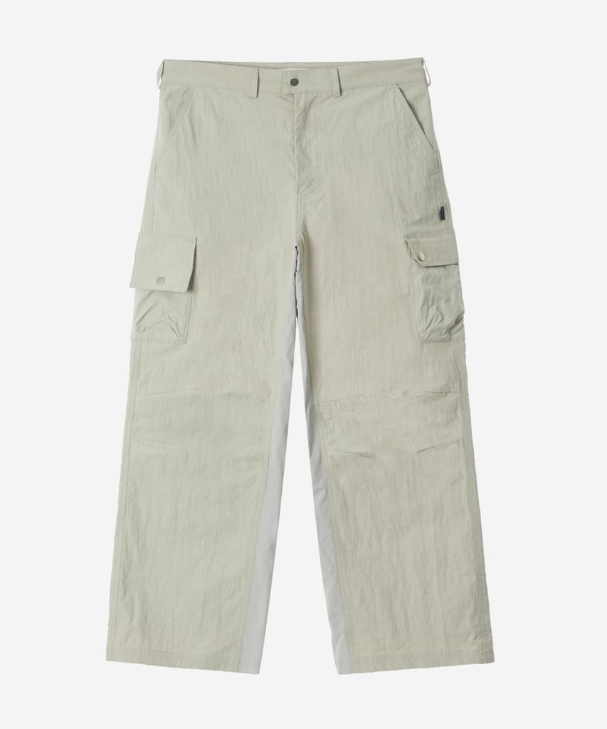 NODE LABS Dev:5 Cutline Cargo Wide Pants_Gray