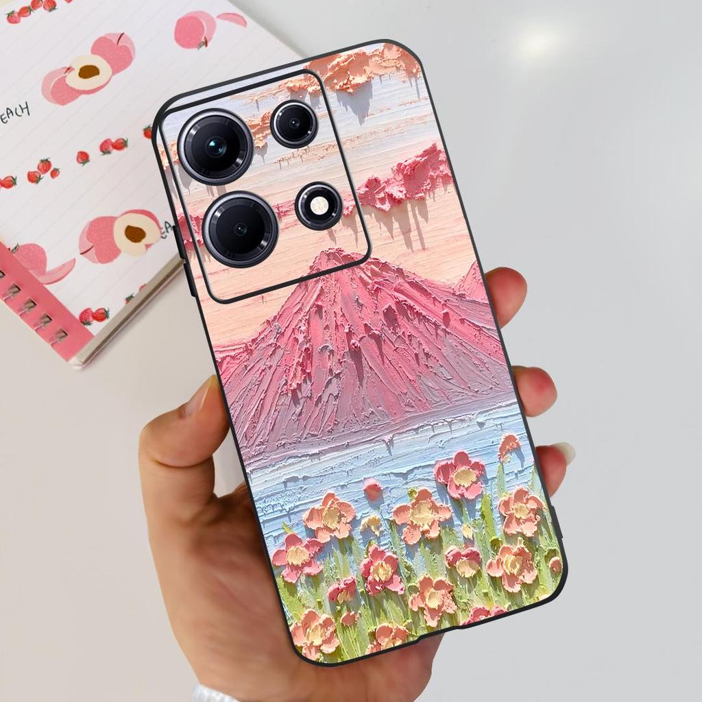 For Infinix Note 30 Pro Case Stylish Painted Cover Soft Silicone Phone Cases For Infinix Note30 Note 30 Pro X6833B X6716B Bumper