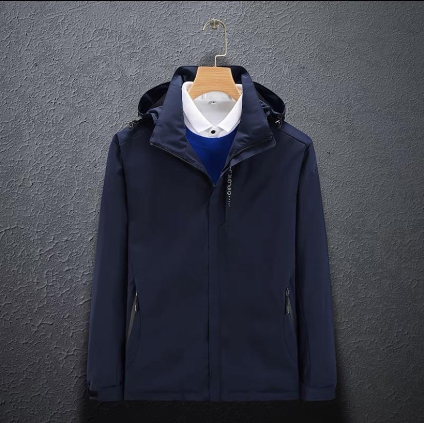 Hardshell Jacket for Men Spring Autumn Thin Mountain Casual Jacket for Women Waterproof Windproof Sports Hooded Coat