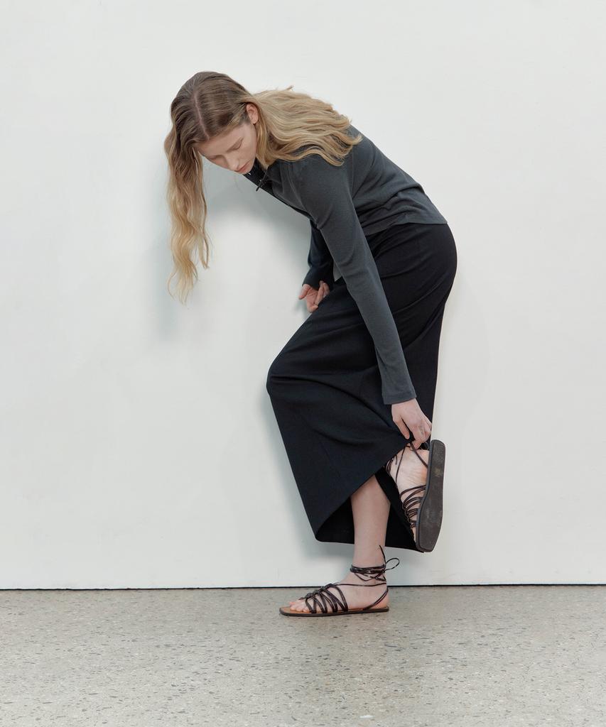 Deomago Classic Long Skirt (Black)