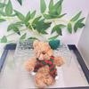 Plush 15cm Lovable Teddy Bear Keychain Cute Christmas Decoration For Gift Couples