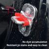 4pcs Damping Seal Pad Car Door Noise Cancelling Silicone Buffer Pads Vibration Dampening Universal Lock Shock Absorbers