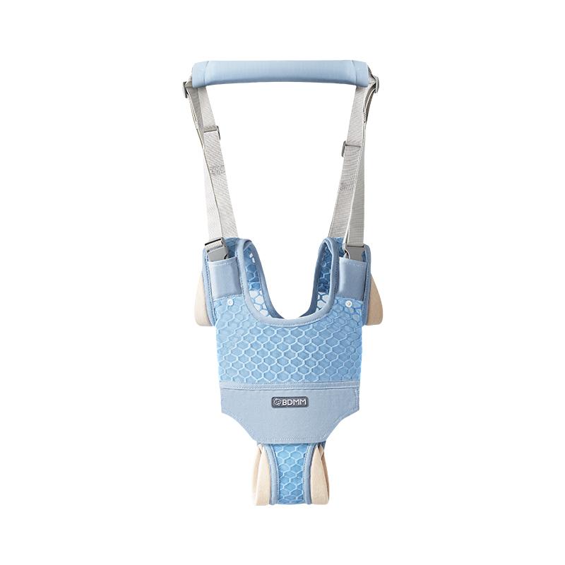 Handheld Baby Walking Wings Assistant Harness Belt Child Toddler and Infant Walking Harness with Plastic Frame синий