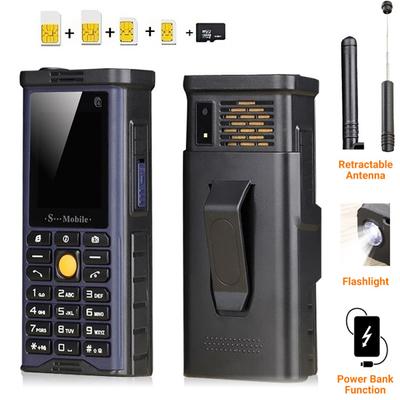 S-G8800 Mobiltelefon Entsperrt 4 SIM-Karten Drucktaste 16G Quad-Karte Quad