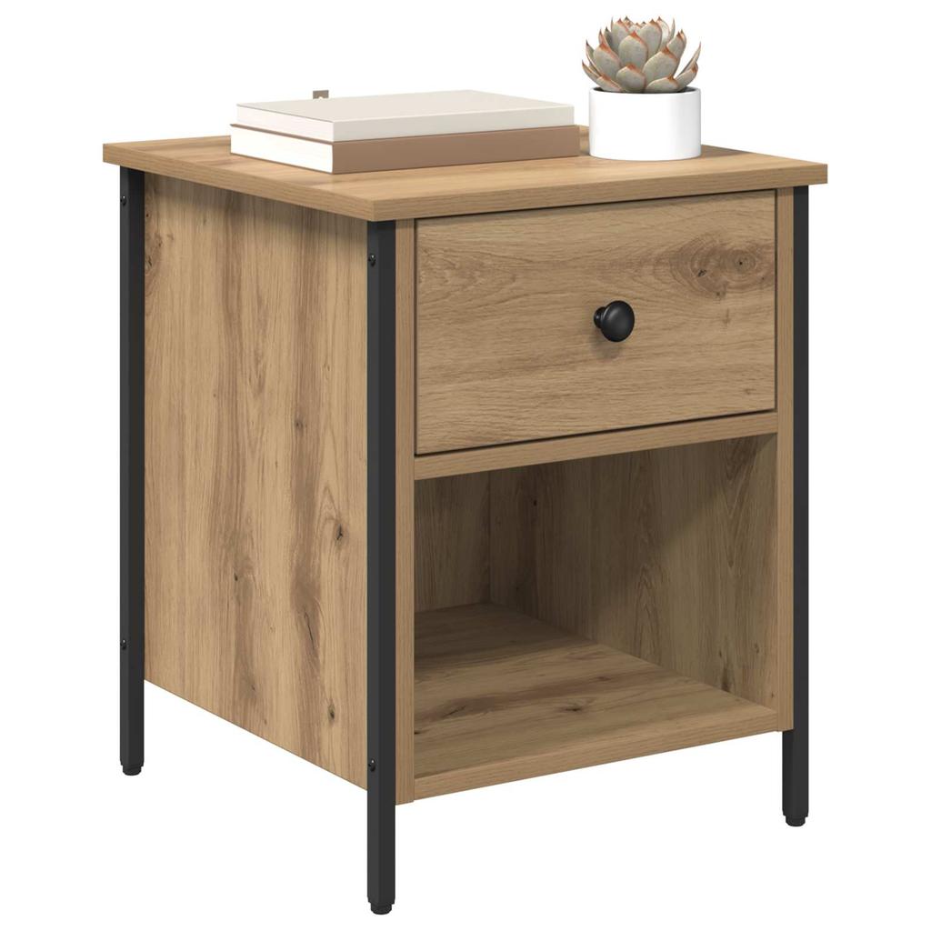 Artisan Oak Nightstand 40 x 42 x 50 cm Particleboard