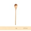 Ong Straight Handle Wooden Coffee Mixing Spoon Multiple Options Round Mouth Round Handle Spoon Afternoon Tea Spoon Long Handle