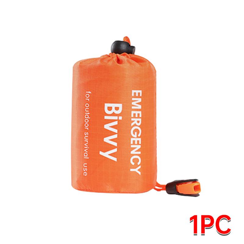 Outdoor Emergency Sleeping Bag Portable Emergency Blanket Thermal Insulation Bag Waterproof and Lightweight Survival Equipment