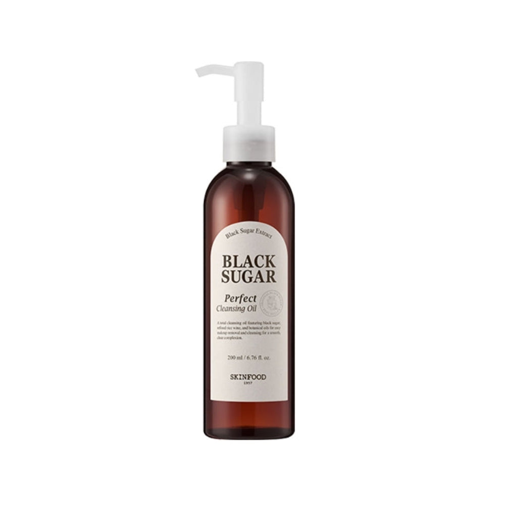 SKINFOOD Black Sugar Perfect Cleansing Oil 200ml*1Pc/2Pcs