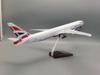 47CM 1/157 Scale B777 BRITISH Airways Airlines777 Model Plane With Lights& Wheels Base Diecast Resin Airplane Home Display Colle