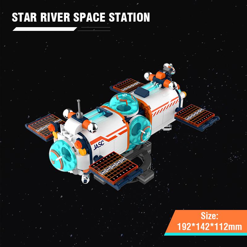 Non-Toxic Creative Aviation Manned Building Blocks Space Astronaut Figure Diy Aerospace Bricks Model Toys For Kids Christmas Gift