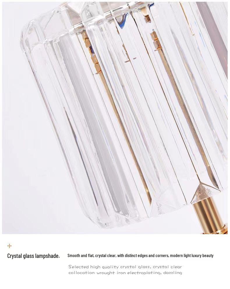 2025 Luxury Crystal Rechargeable Bedside Lamp - High-End Atmosphere Night Light