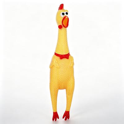 Squeaky Screaming Chicken Toy,Funny Squeeze Sound Stress Relief Toy,Novelty Prank Decompression Toy For Party